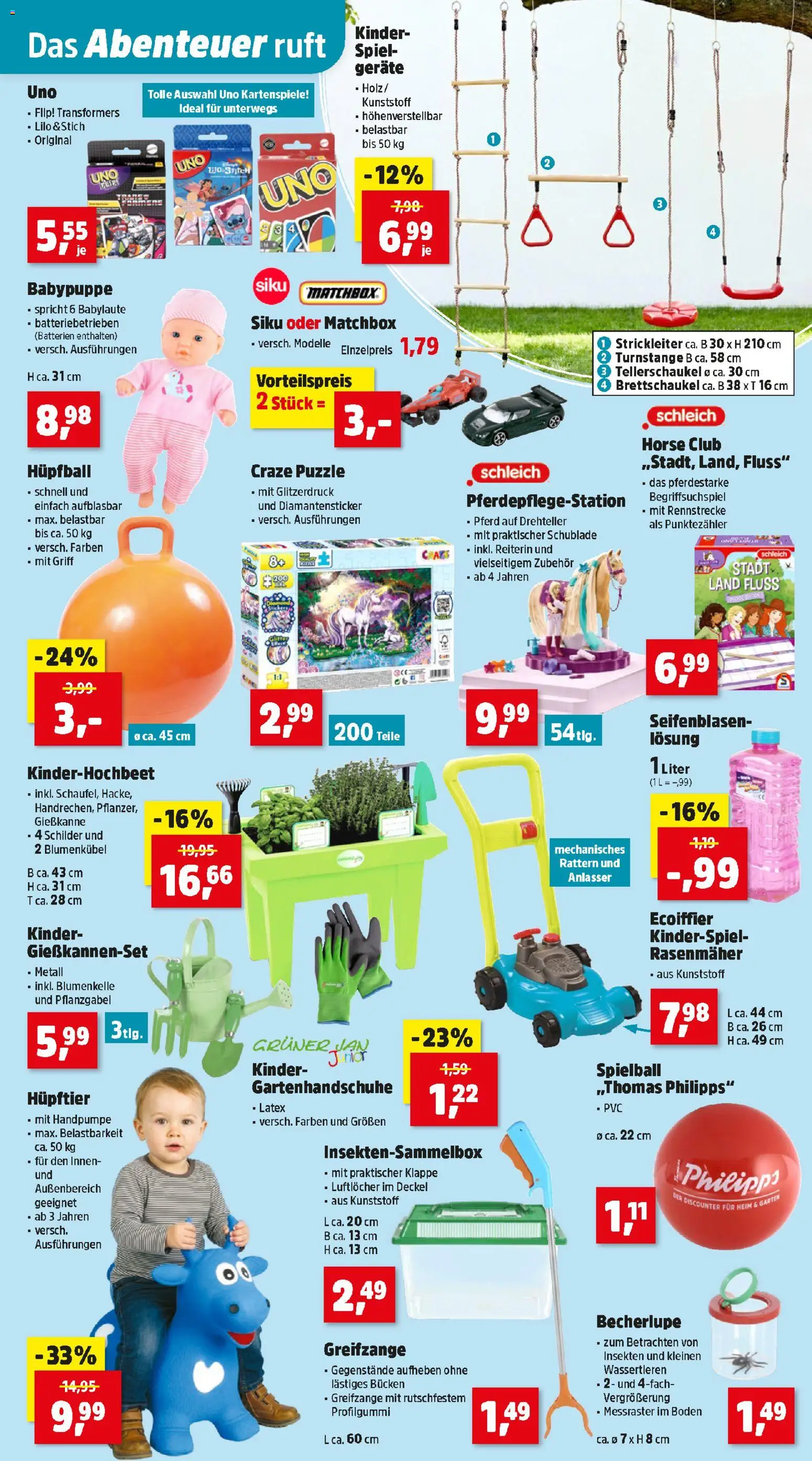 Thomas Philipps Flugblatt gültig ab 09.03.2026 | Seite: 9 | Produkte: Spiel, Rasenmäher