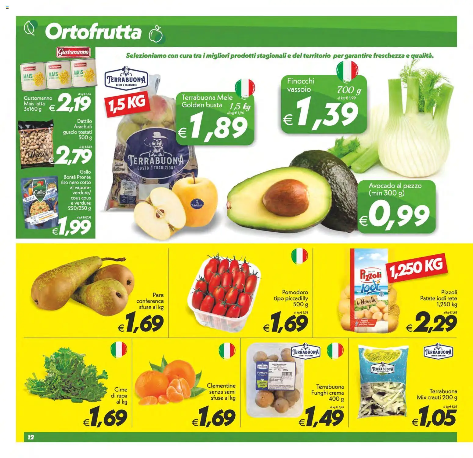 Volantino SuperConveniente del 23.01.2026 | Pagina: 12 | Prodotti: Mele, Riso, Avocado, Cous cous
