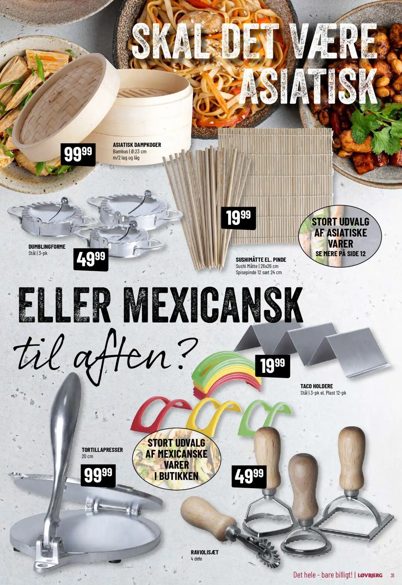 Løvbjerg tilbudsavis – gyldig fra 10.10.2025 | Side: 33 | Produkter: Sushi, Taco, Måtte