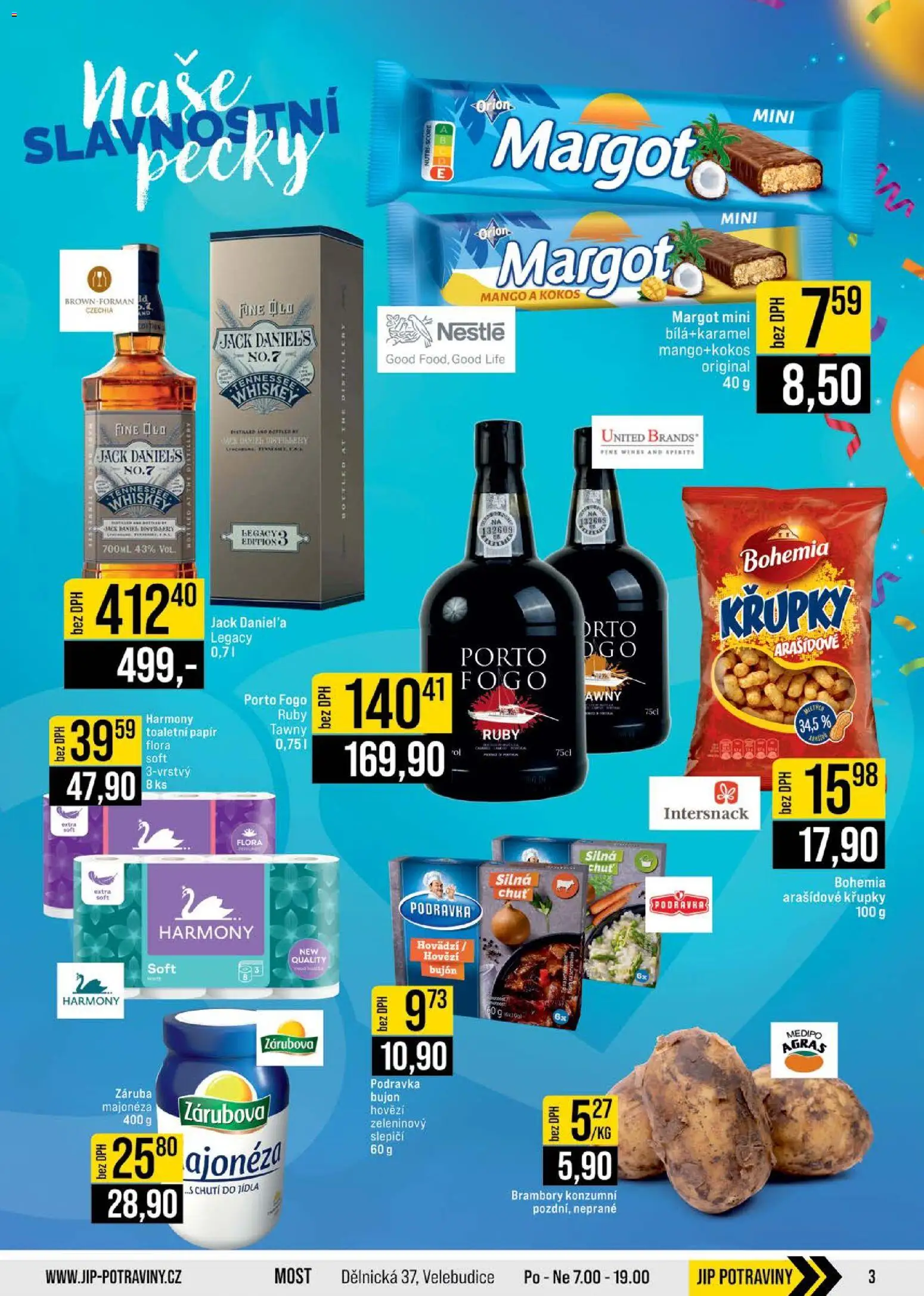 Jip leták - Cash & Carry od 12.11.2025 | Strana: 3 | Produkty: Mošt, Bujón, Potraviny, Křupky