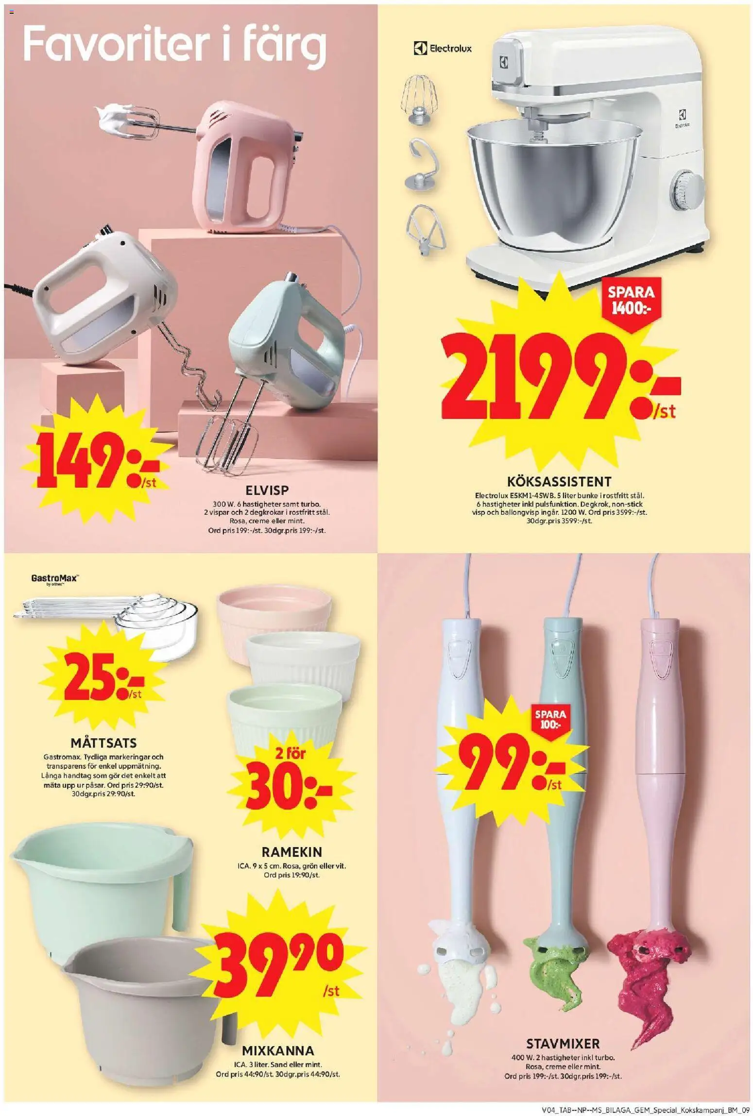 ICA Maxi reklamblad aktuell från 19.01.2026 | Sida: 21 | Produkter: Mixer, Visp, Set, Blender