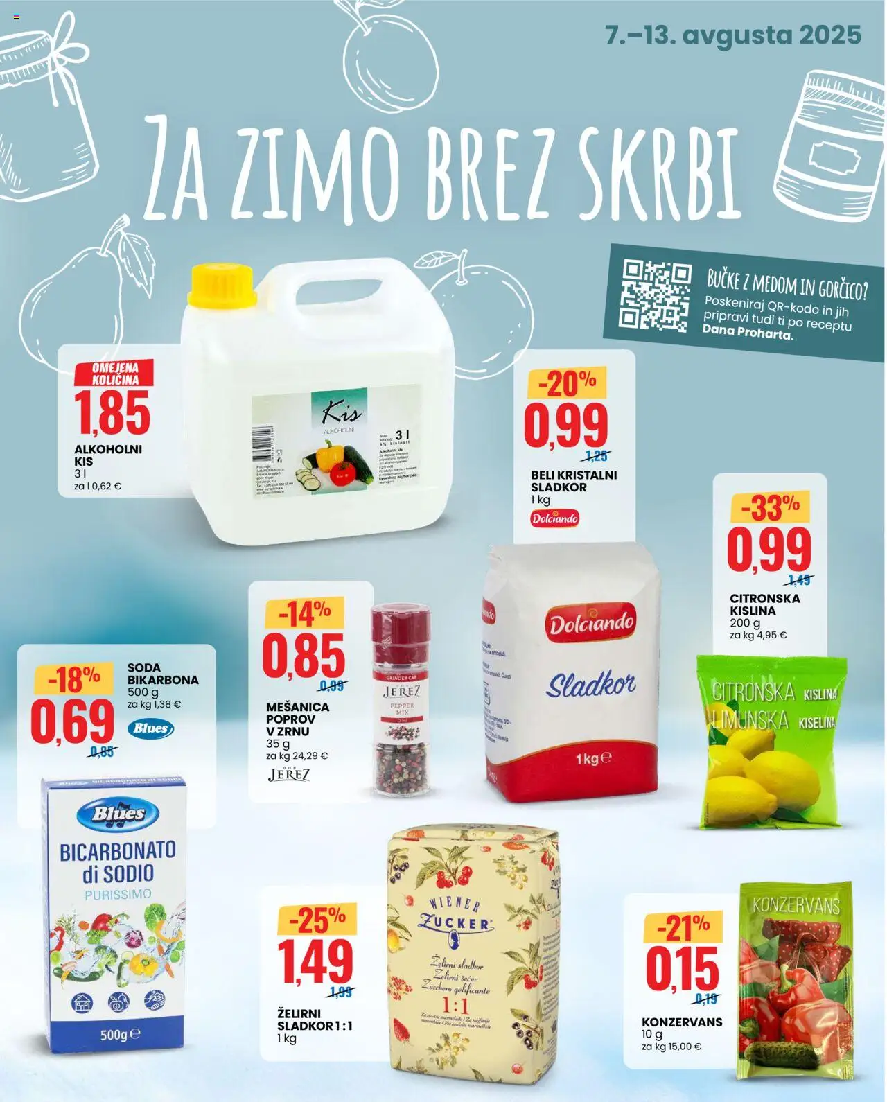 Eurospin katalog │ velja od 07.08.2025 | Stran: 17 | Izdelki: Kis, Sladkor