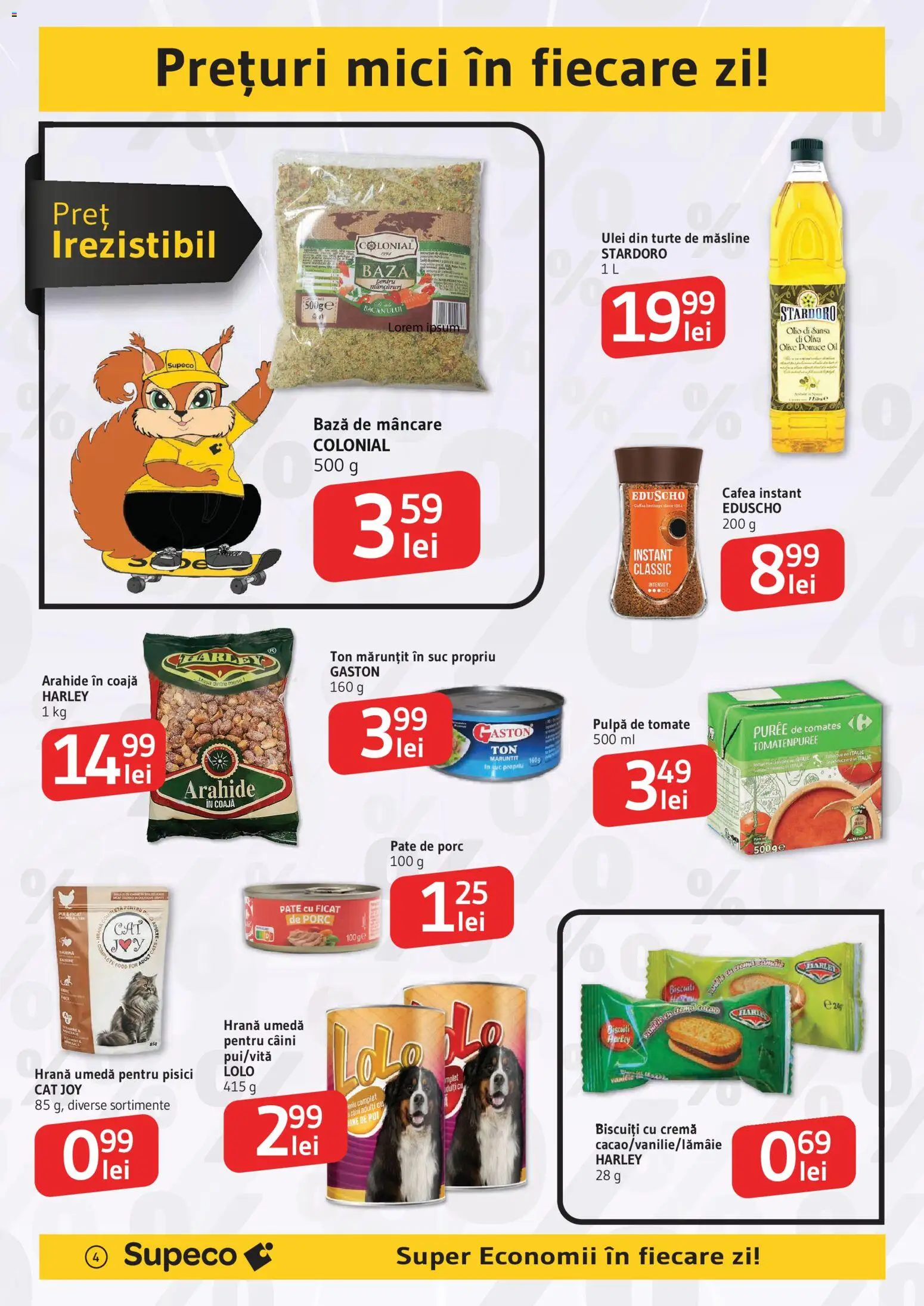 Noul catalog Supeco – valabil de la 15.01.2026 | Pagină: 4 | Produse: Mici, Arahide, Ulei, Biscuiți