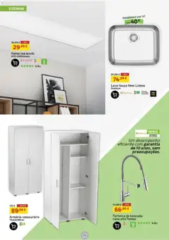 Pré-visualização Leroy Merlin Catálogo válido de 15.01.2026 | Página: 12 | Produtos: Armário, Bancada, Torneira