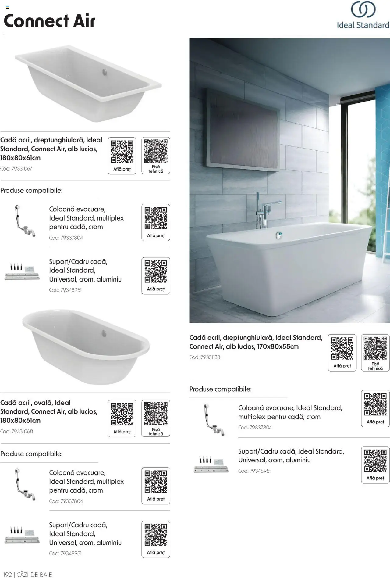 Catalog Romstal – valabil de la 25.11.2024 | Pagină: 192 | Produse: Cadă