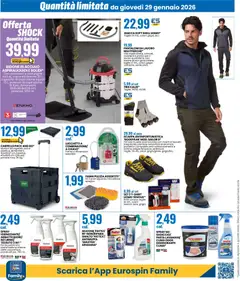 Anteprima del volantino Volantino Eurospin	 valido a partire dal 29.01.2026 | Pagina: 12 | Prodotti: Giacca, Pasta, The, Silicone