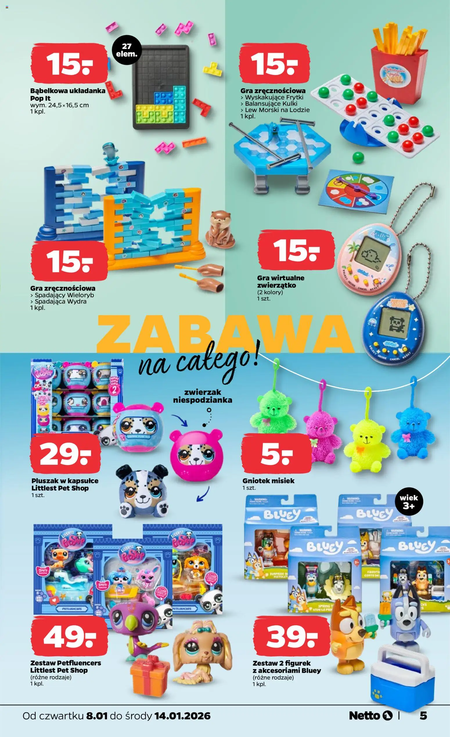 Netto gazetka - Non Food od 08.01.2026 | Strona: 5 | Produkty: Gra, Frytki