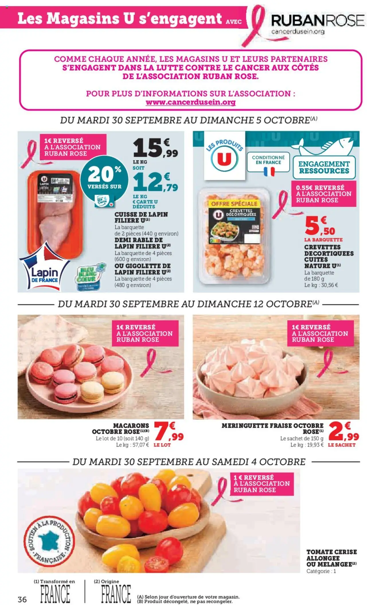 {H1} | Page: 36 | Produits: Fraise, Crevettes, Macarons, Tomate cerise