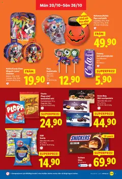Lidl - erbjudanden - Förhandsvisning av reklamblad från butik Lidl aktuell från 20.10.2025 | Sida: 12 | Produkter: Salt, Godis, Vodka, Glass