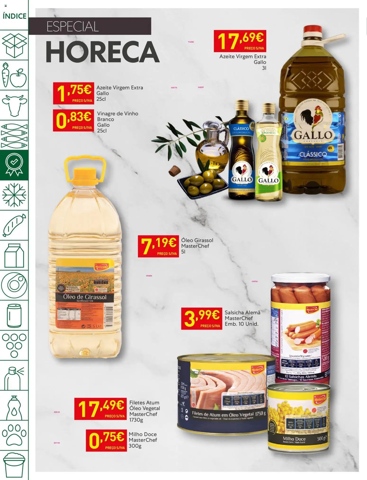 Recheio folheto │ válido de 17.02.2026 | Página: 14 | Produtos: Vinagre, Salsicha, Vinho, Milho