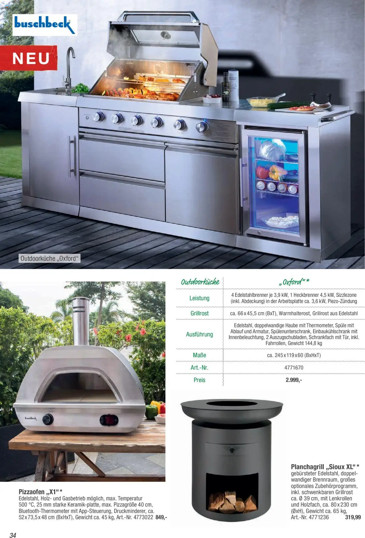 Toom Baumarkt Grills & Zubehör 2025 - gültig ab dem 19.02.2025 | Seite: 34 | Produkte: Gewicht