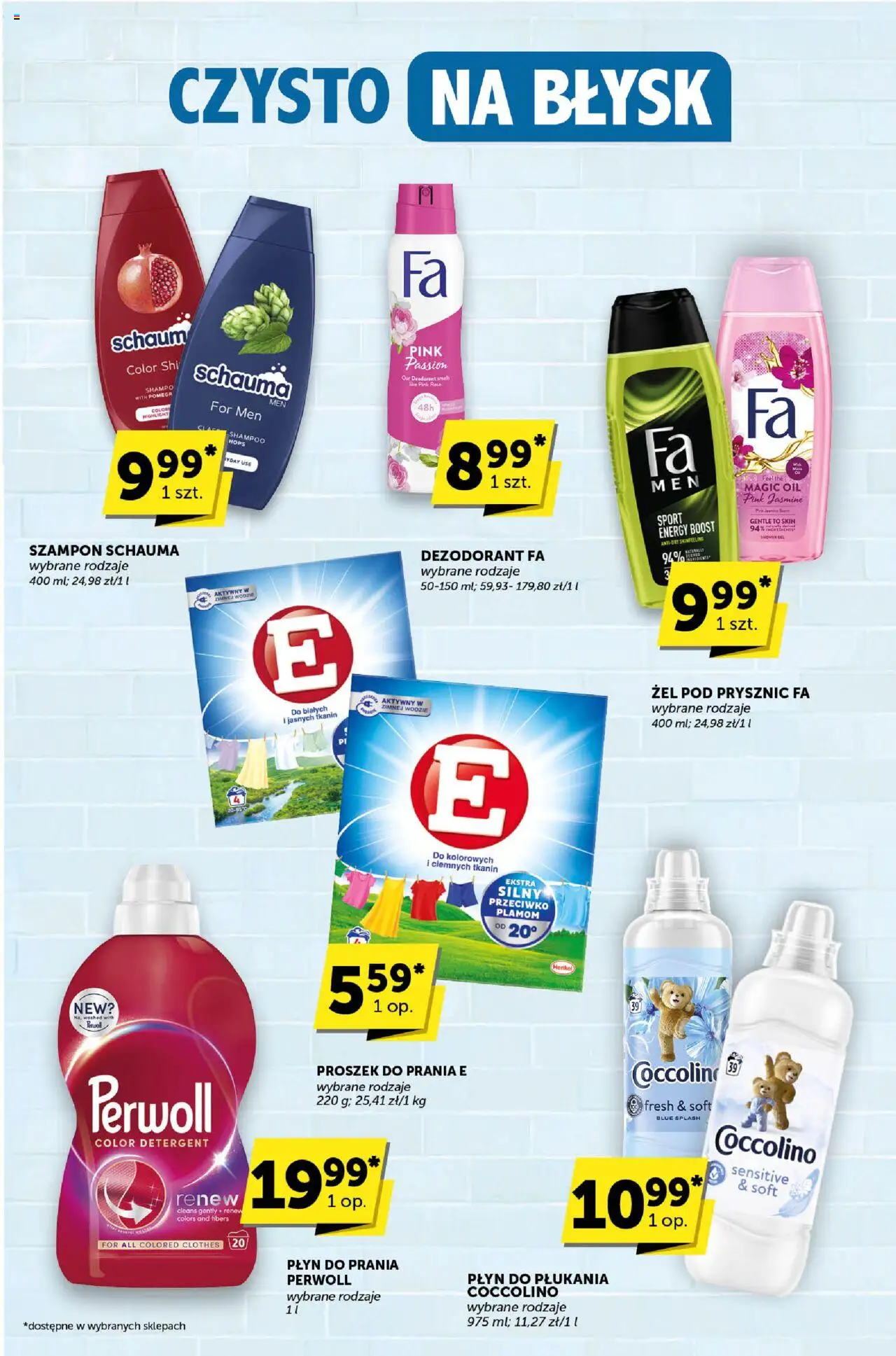 Groszek Gazetka - Katalog od 07.08.2025 | Strona: 28 | Produkty: Płyn do prania Perwoll, Coccolino, Prysznic, Szampon
