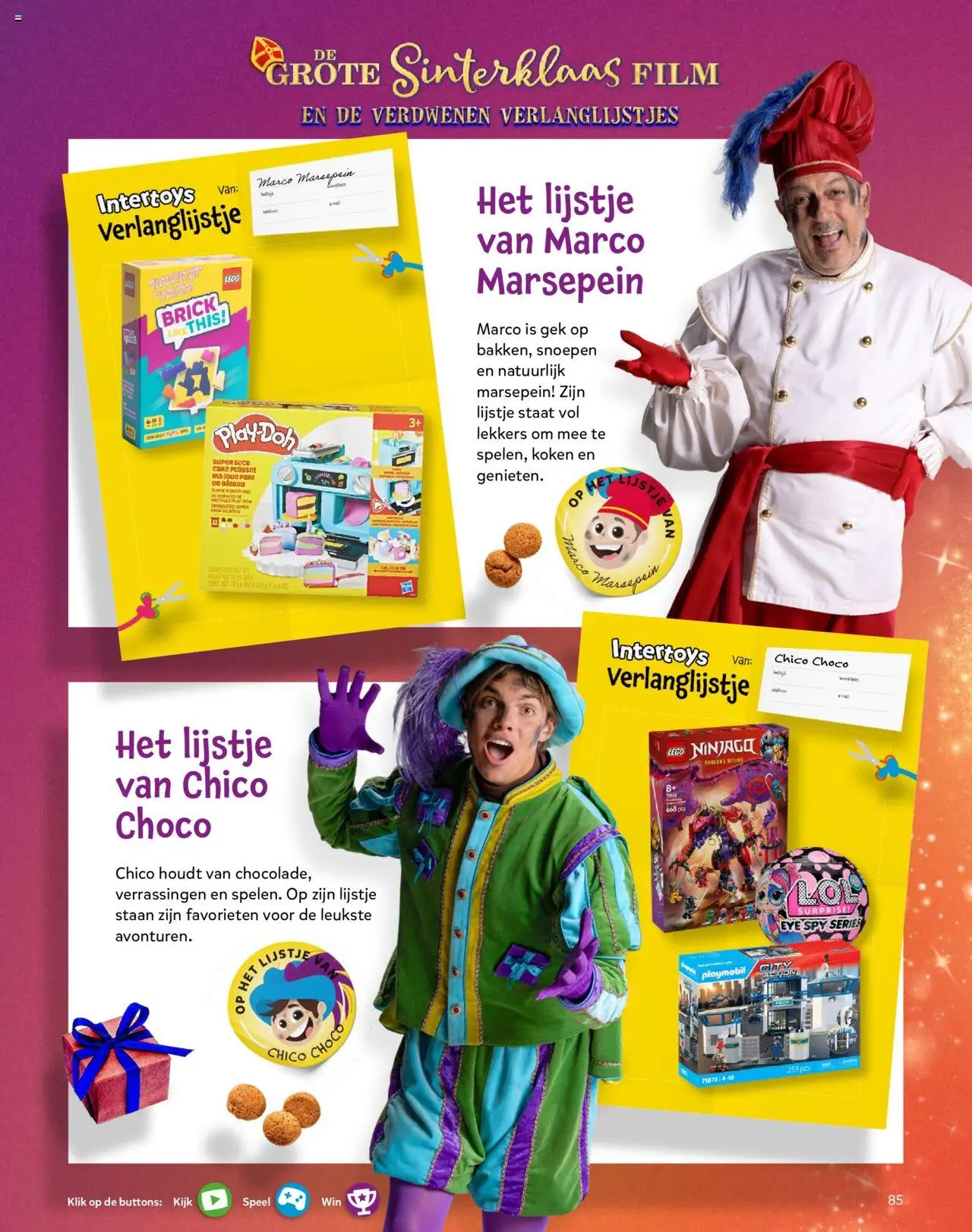{H1} | Pagina: 85 | Producten: Spel, Cake, La