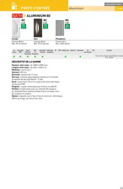 Point.P - Prévisualisation de Point.P Guide Expert Menuiserie 2025 valide à partir de 11.07.2025 | Page: 35 | Produits: Porte