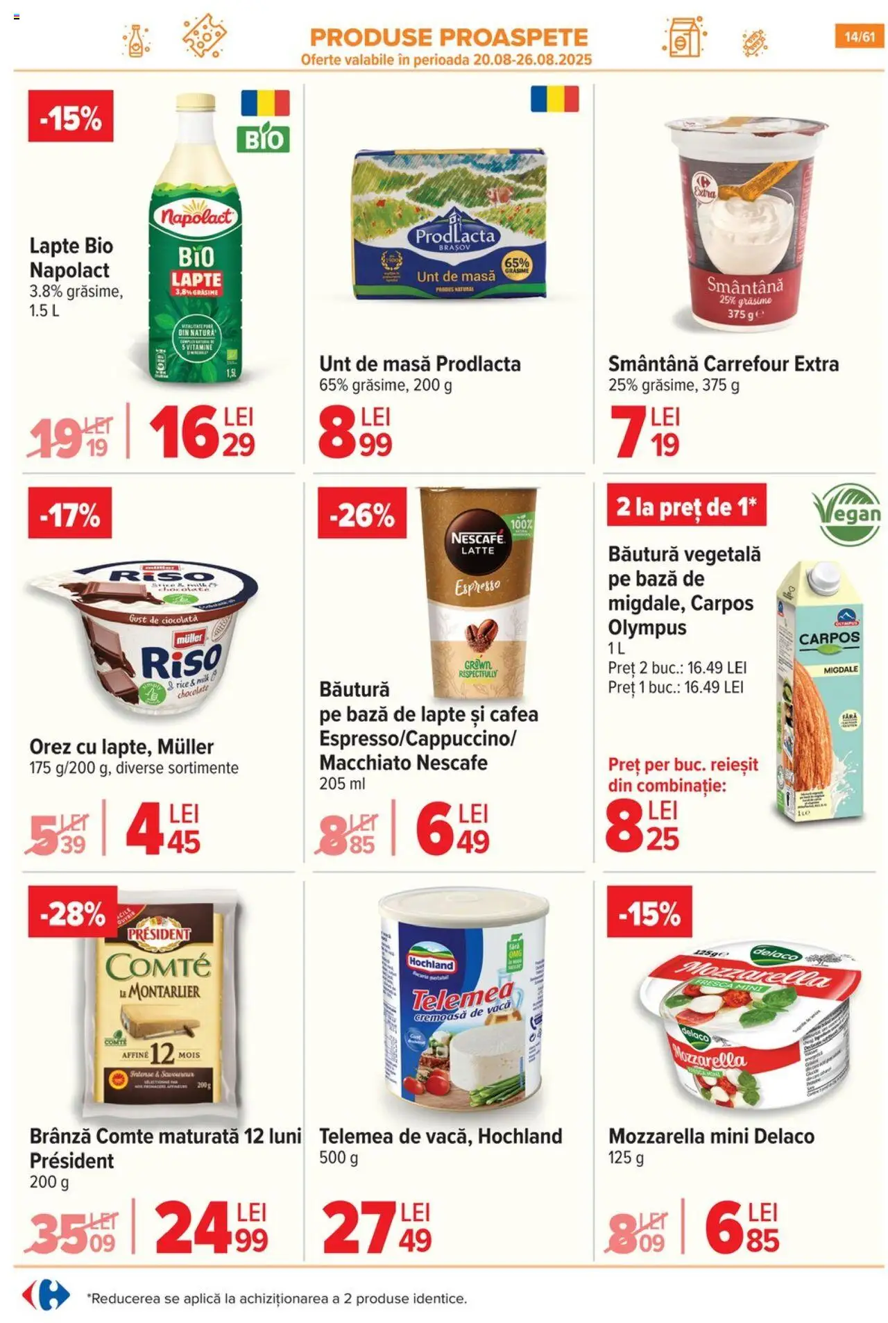 Catalog Carrefour – valabil de la 20.08.2025 | Pagină: 15 | Produse: Şerit ödül, Migdale, Unt, Orez