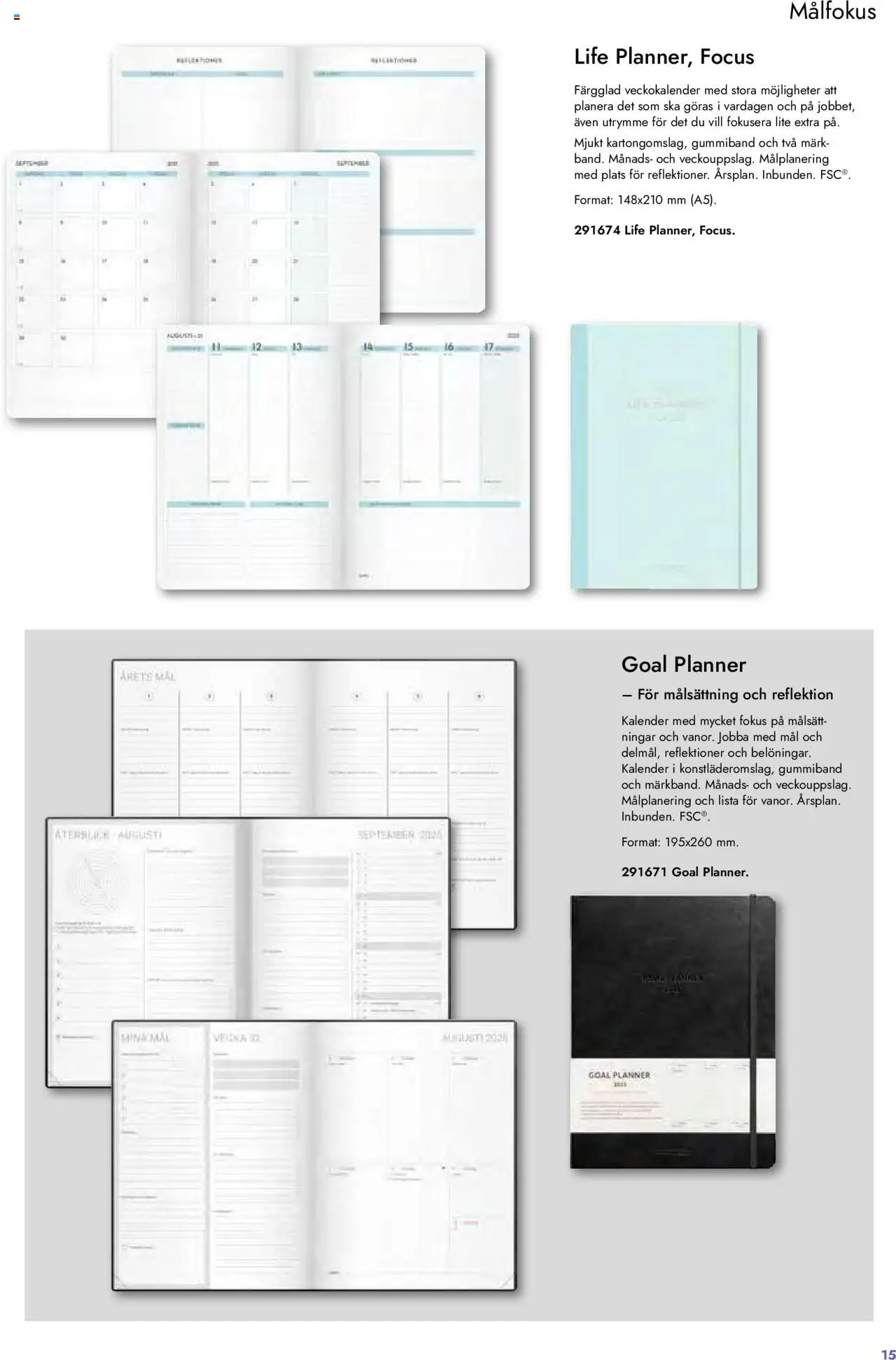 Lyreco reklamblad aktuell från 27.08.2024 | Sida: 15 | Produkter: Kalender