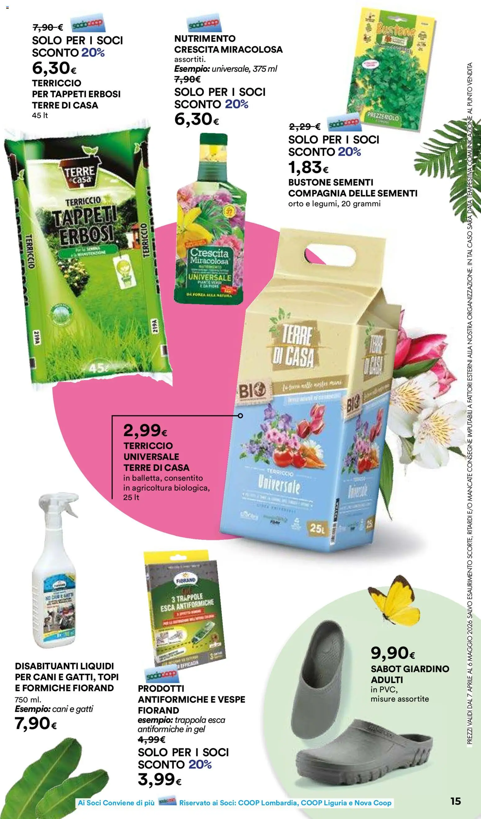 Volantino Ipercoop del 07.04.2026 | Pagina: 15 | Prodotti: Sabot, Data, Terriccio