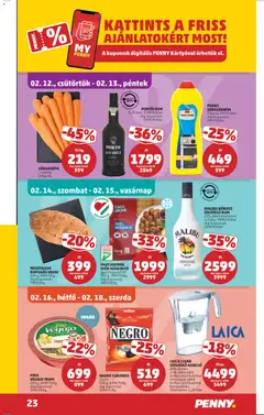 FAGYLAKOMA SVÉD HÚSGOLYÓ, gyorsfagyasztott 750 g, 3999 Ft/kg digi kuponnal: 2665 Ft/kg - amely érvényes a következő dátumtól: 12.02.2026 | Oldal: 27