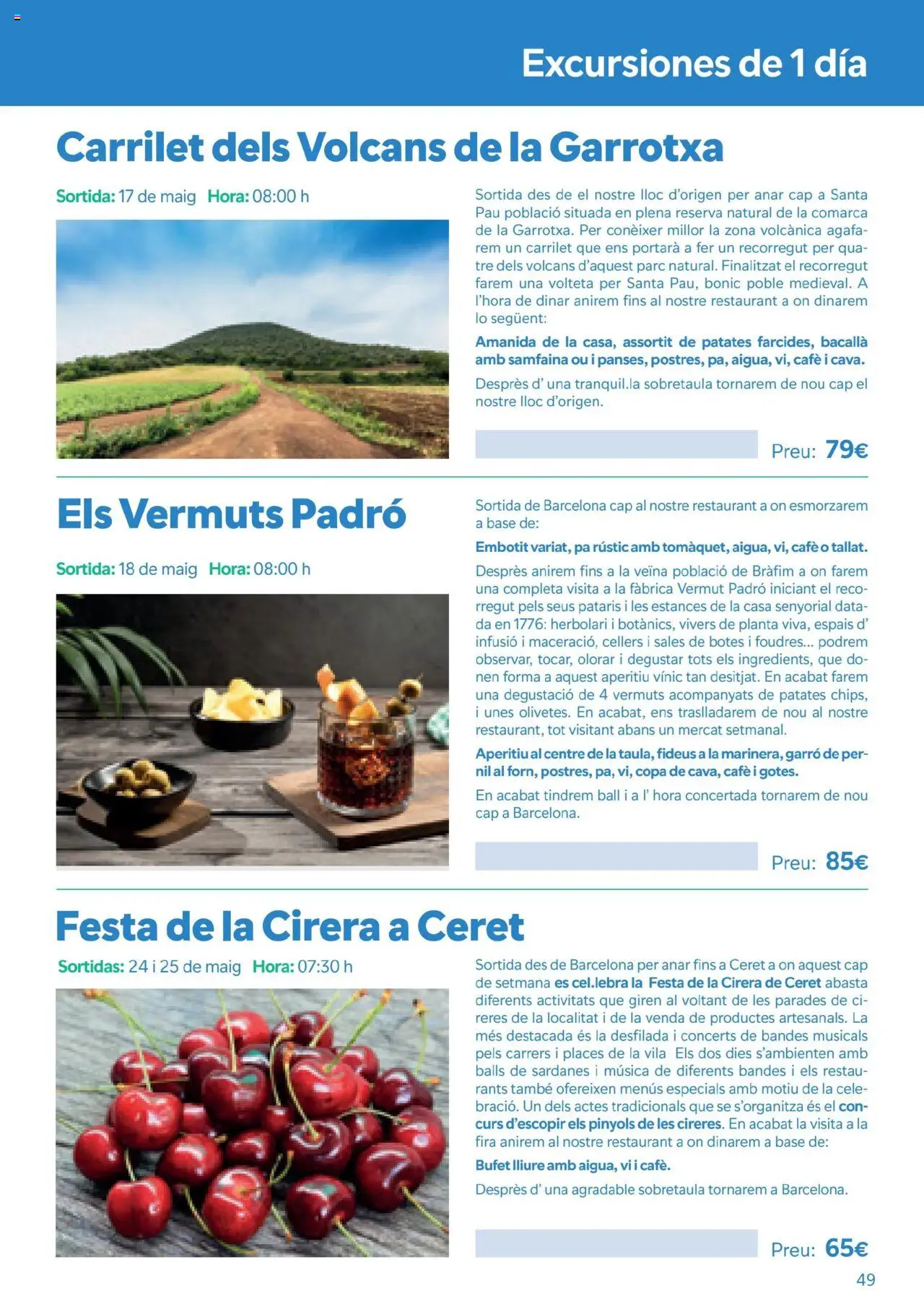 B the travel brand Viatges i Excursions │ válido desde el 01.05.2025 | Página: 49 | Productos: Café