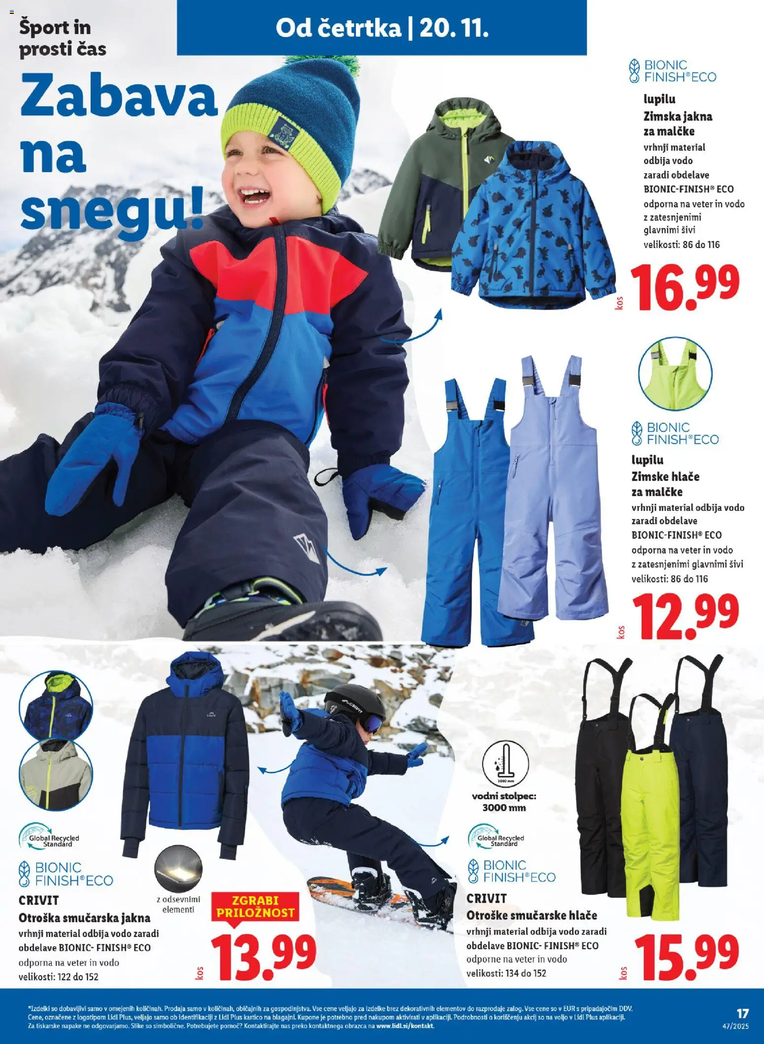 Novi Lidl katalog ponudbe – veljaven od 24.11.2025 | Stran: 23 | Izdelki: Jakna, Hlace