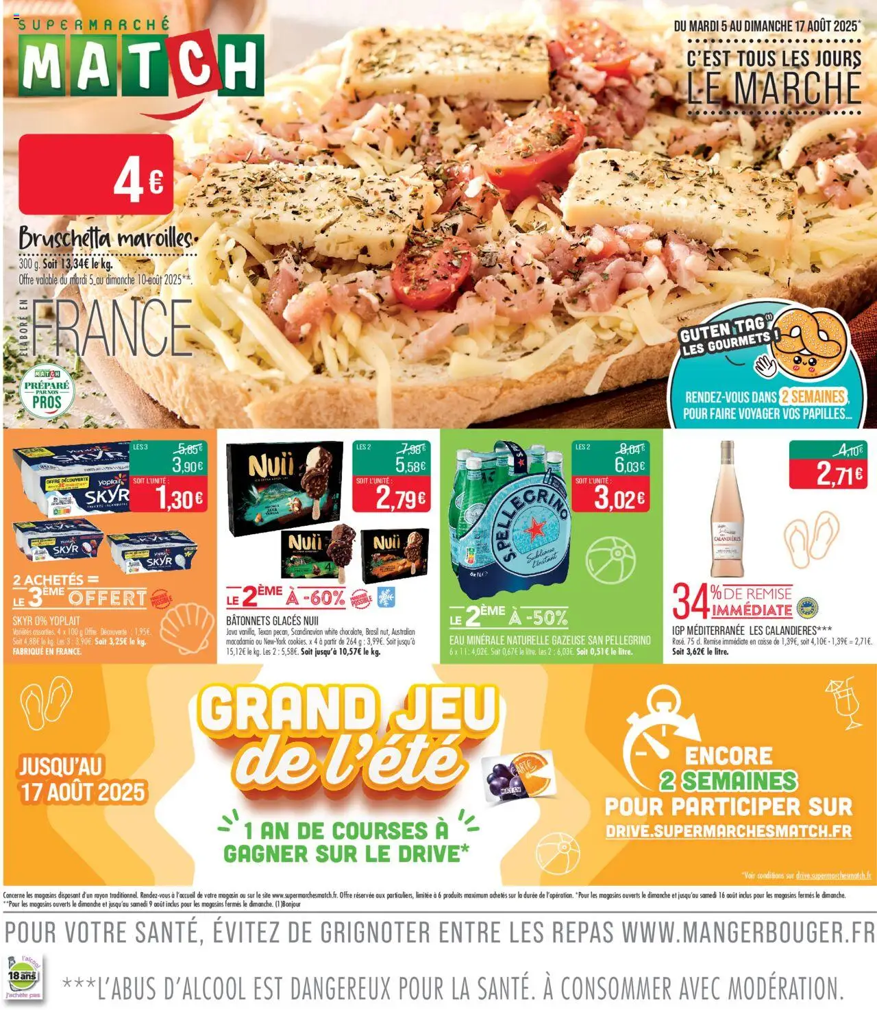  | Page: 1 | Produits: Glaces, Eau minérale, Eau minérale naturelle gazeuse san pellegrino, Skyr