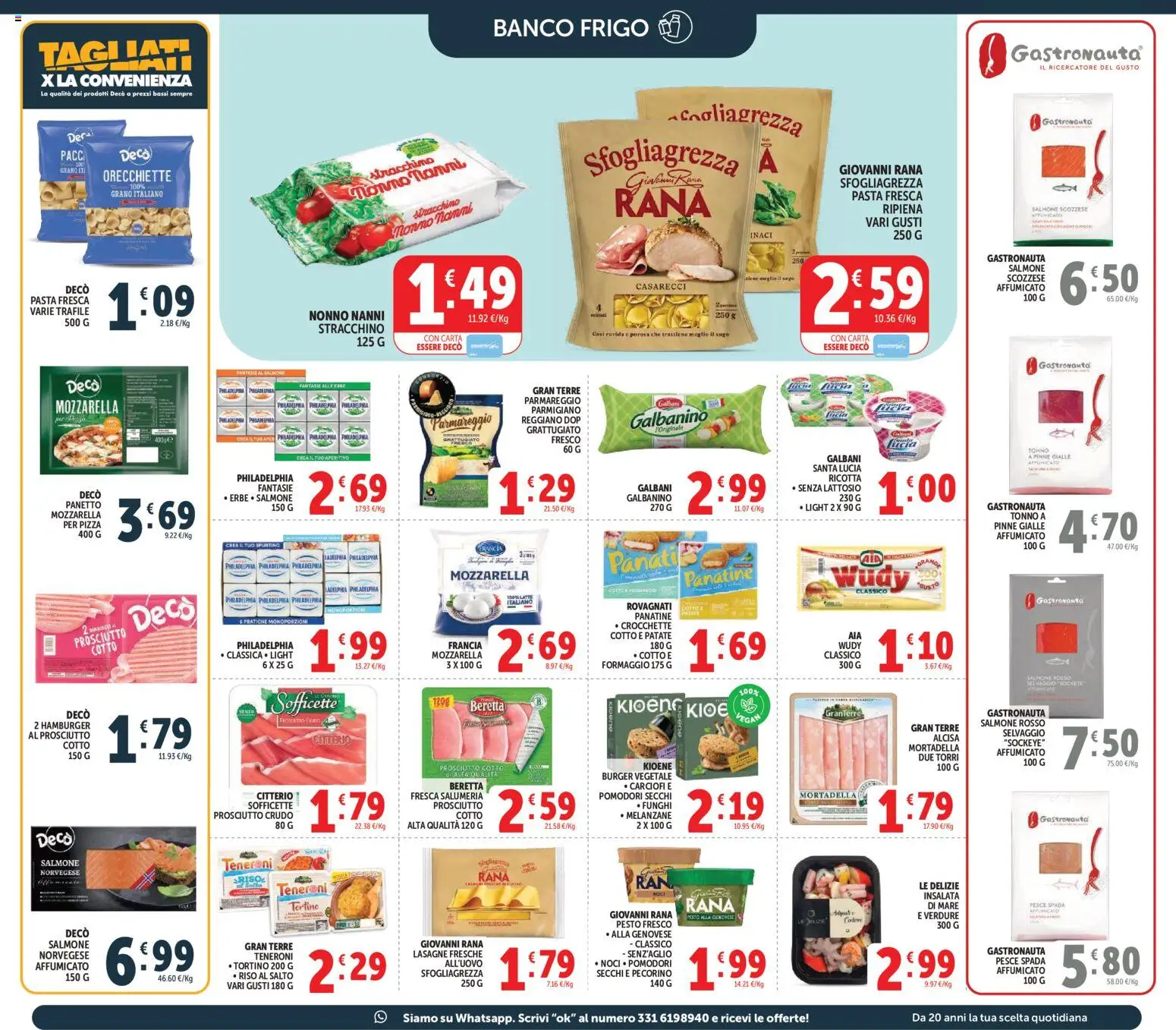 Volantino Decò del 27.03.2026 | Pagina: 19 | Prodotti: Pasta, Carciofi, Pinne, Pesto