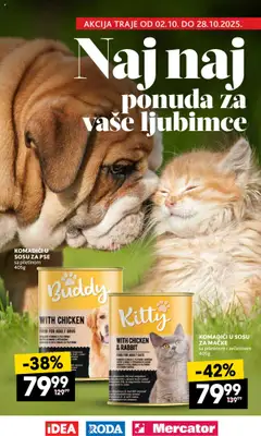 Roda naj naj ponuda za vaše ljubimce - pregled Roda kataloga - važi od 02.10.2025