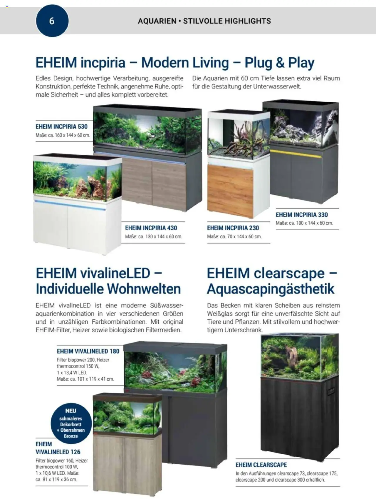 zookauf Themenkatalog Aquaristik – gültig ab 01.10.2025 | Seite: 6 | Produkte: Unterschrank