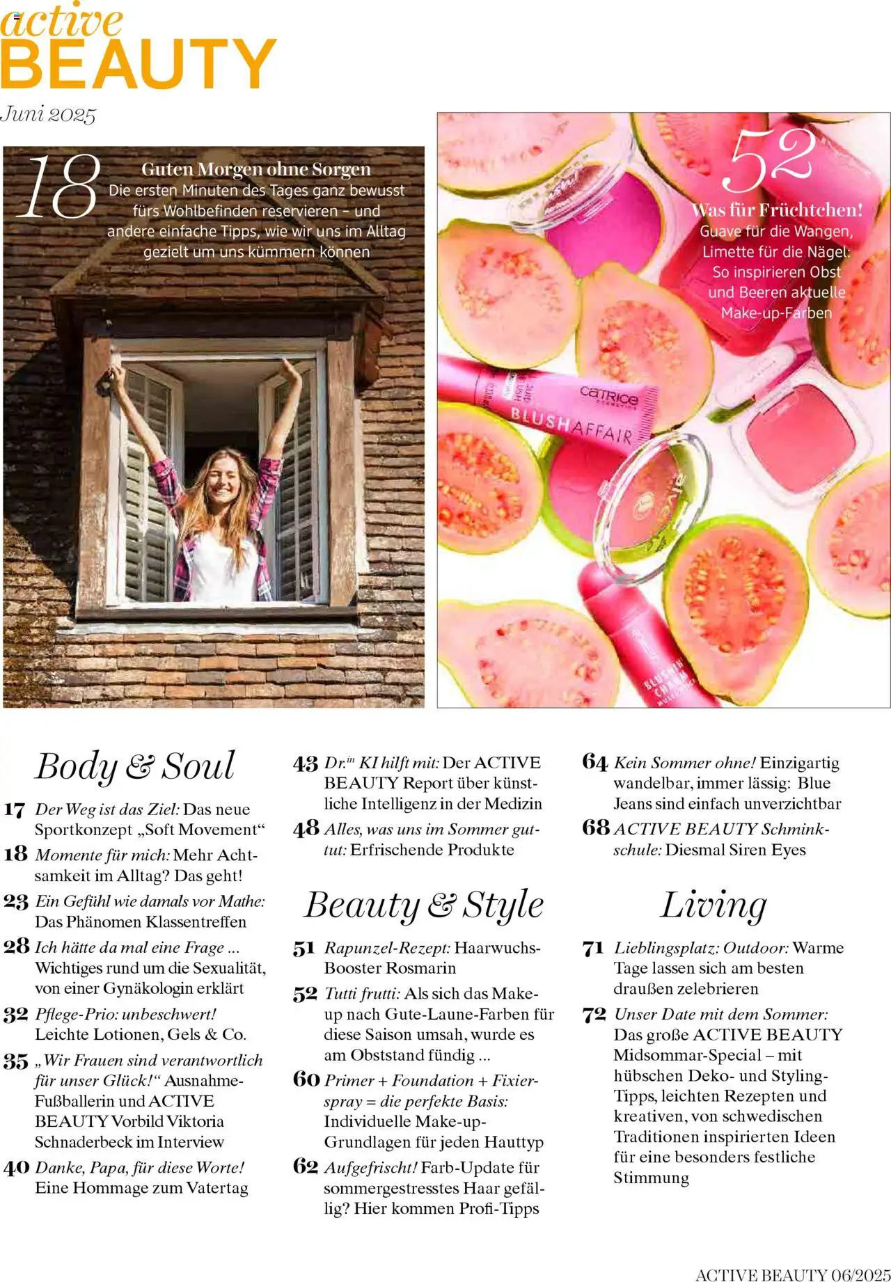 dm drogerie markt Active Beauty Magazin 06/2025 gültig ab 05.06.2025 | Seite: 6 | Produkte: Obst, Limette, Jeans