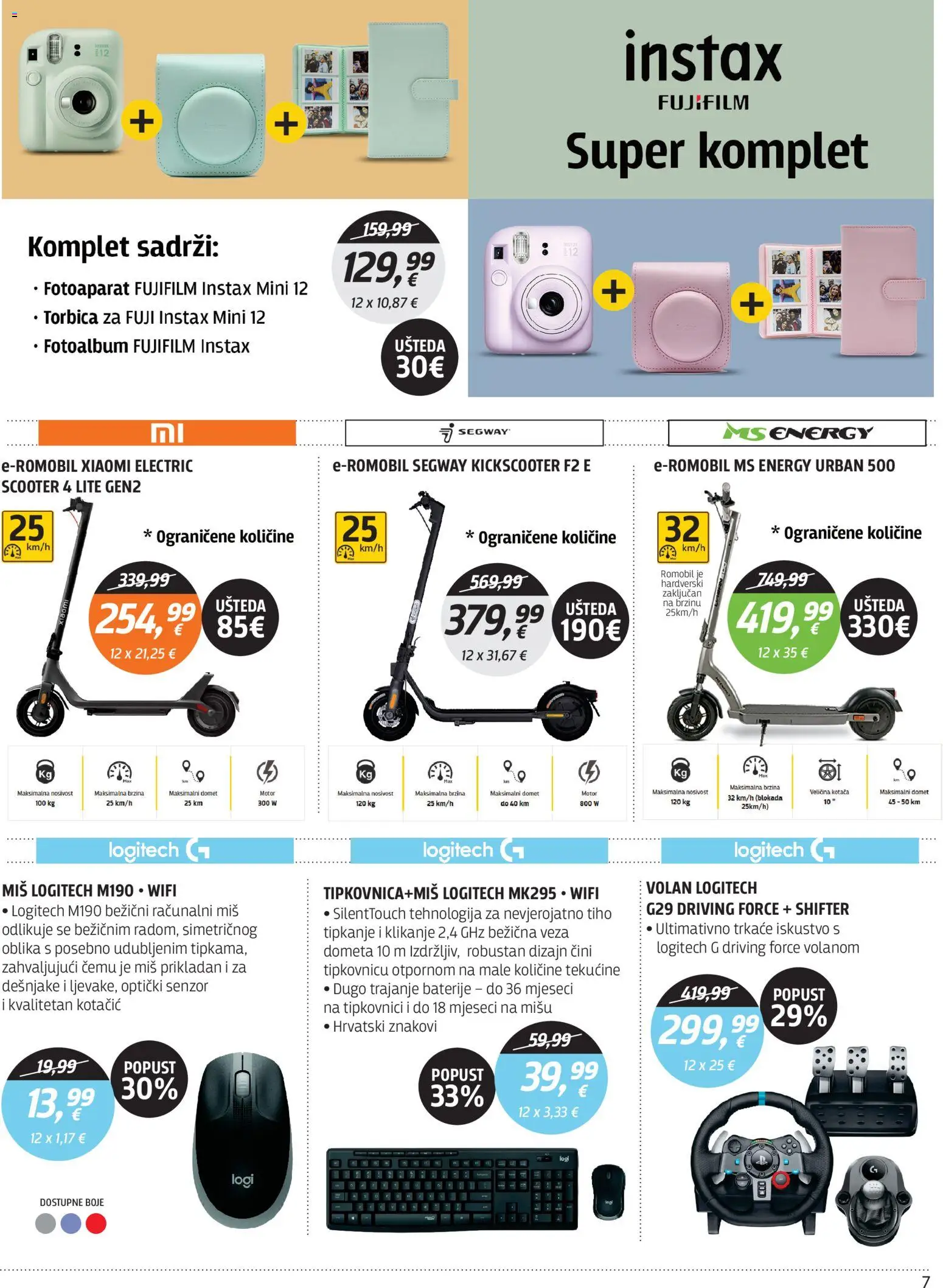 Centar Tehnike katalog | vrijedi od 13.04.2026 | Stranica: 7 | Proizvodi: Baterije, Torbica, Miš, Fotoaparat