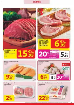 Vista previa Alcampo - Canarias válido desde el 20.11.2025 | Página: 25 | Productos: Cerdo, Pechuga de pollo empanada, Plancha, Σοκολατούχο γάλα