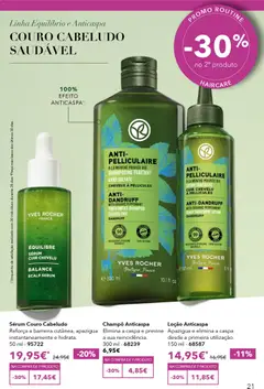 Pré-visualização Champô Anticaspa, Elimina a caspa e previne a sua reincidência. 300 ml - 68239 válido de 31.03.2026 | Página: 21 | Produtos: Shampoo, Sérum