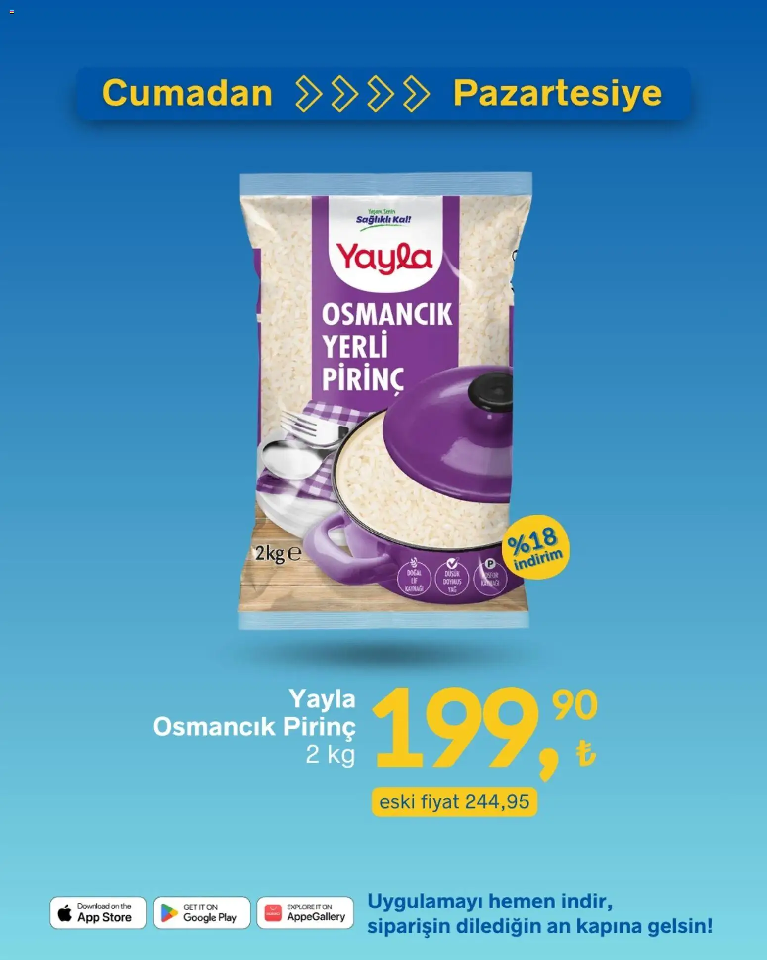 Gürmar Cumadan Pazartesiye - 30.01.2026 tarihinden itibaren geçerlidir | Sayfa: 6 | Ürünler: Pirinç