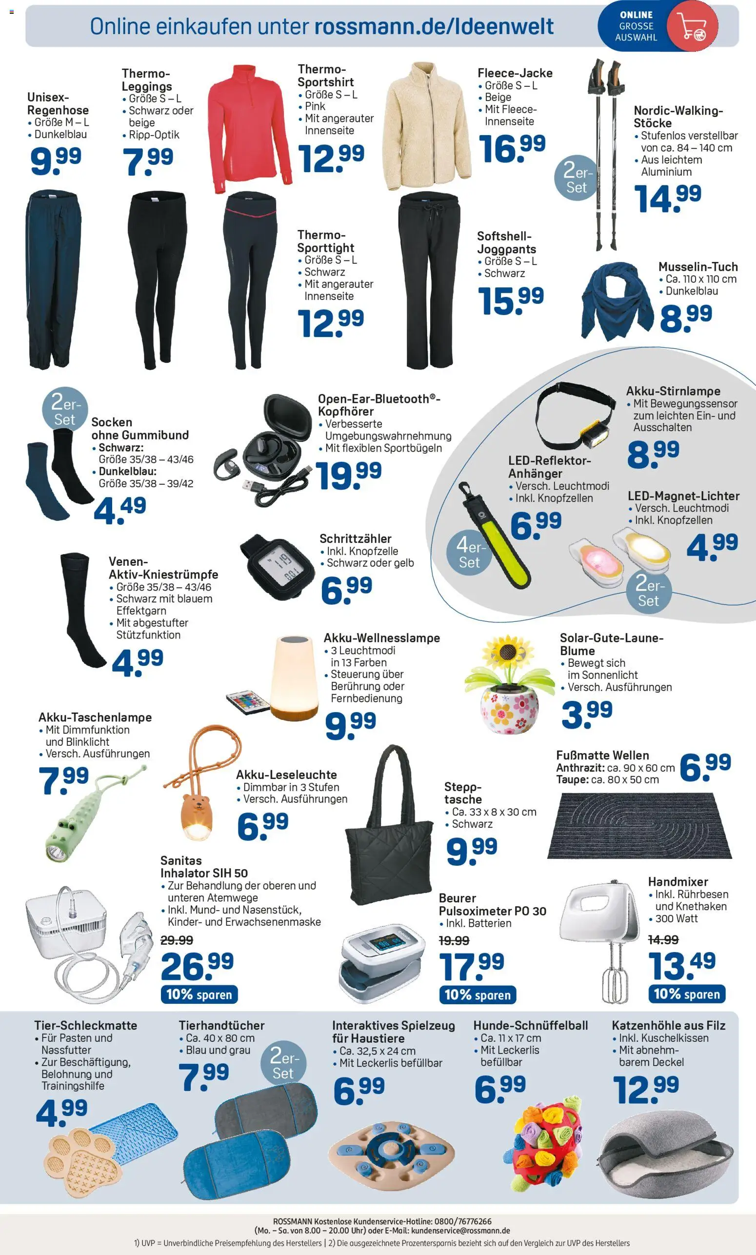 Rossmann Prospekt 	 – gültig ab 26.01.2026 | Seite: 3 | Produkte: Shirt, Mixer, Walking, Leggings