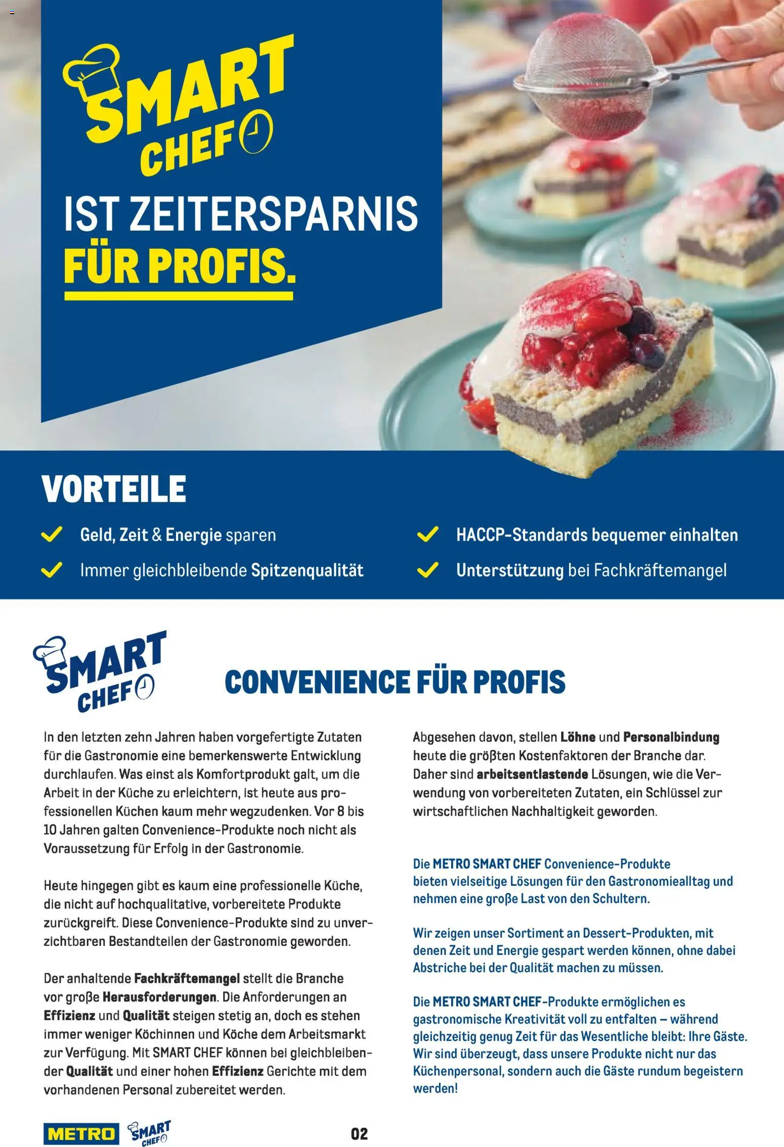 Metro Smart Chef Desserts – gültig ab 01.01.2026 | Seite: 2 | Produkte: Küche, Kuchen