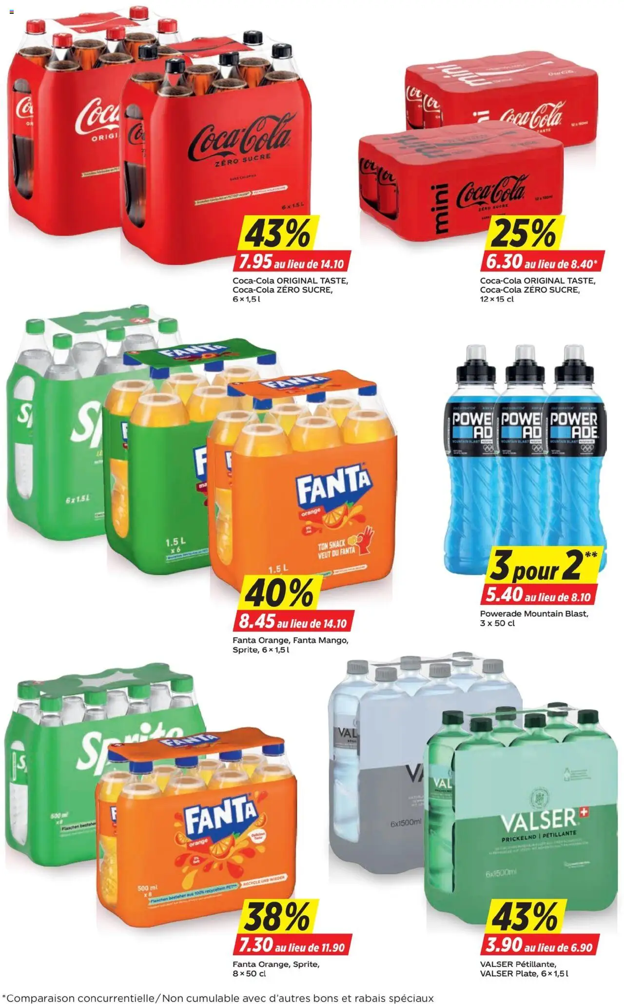 Denner Aktionen FR – gültig ab 09.09.2025 | Seite: 17 | Produkte: Coca Cola, Fanta, Sprite