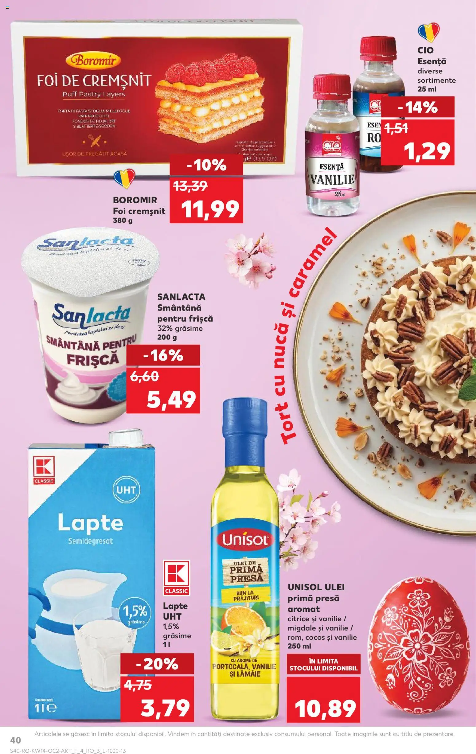 Kaufland RO akciós ujság - amely érvényes a következő dátumtól: 01.04.2026 | Oldal: 40