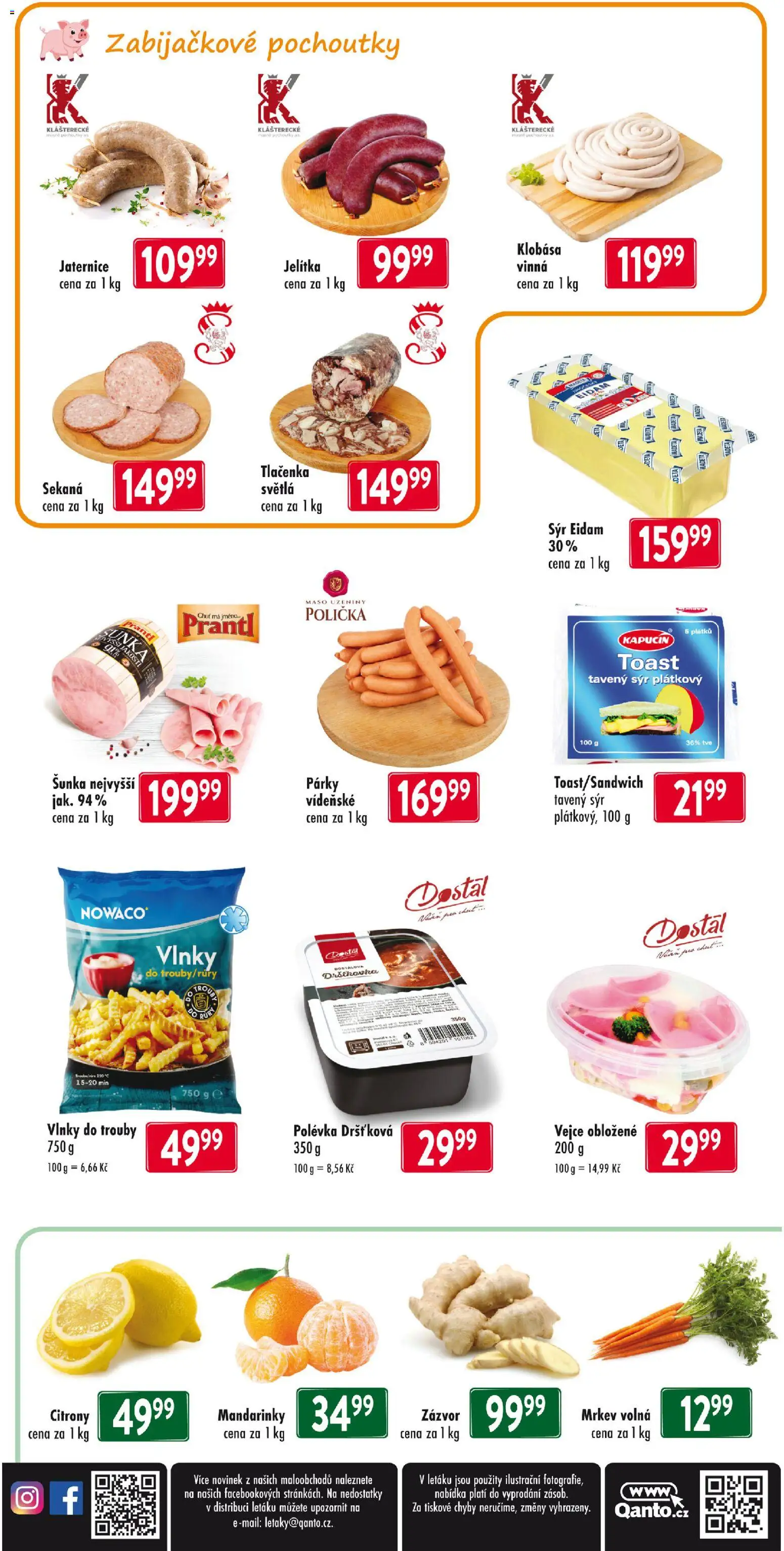 Astur & Qanto leták od 13.11.2025 | Strana: 4 | Produkty: Polička, Párky, Trouba, Maso