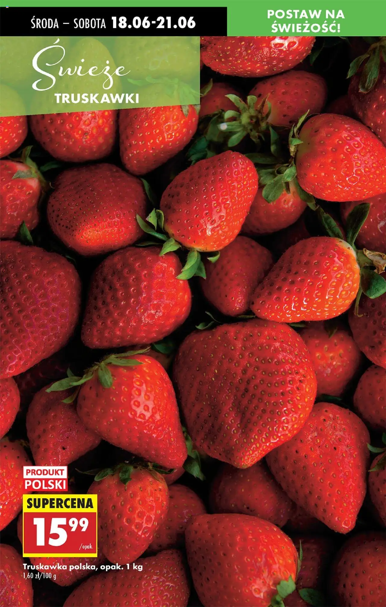 Biedronka gazetka - Oferta W tym tygodniu od 18.06.2025 | Strona: 27 | Produkty: Truskawki
