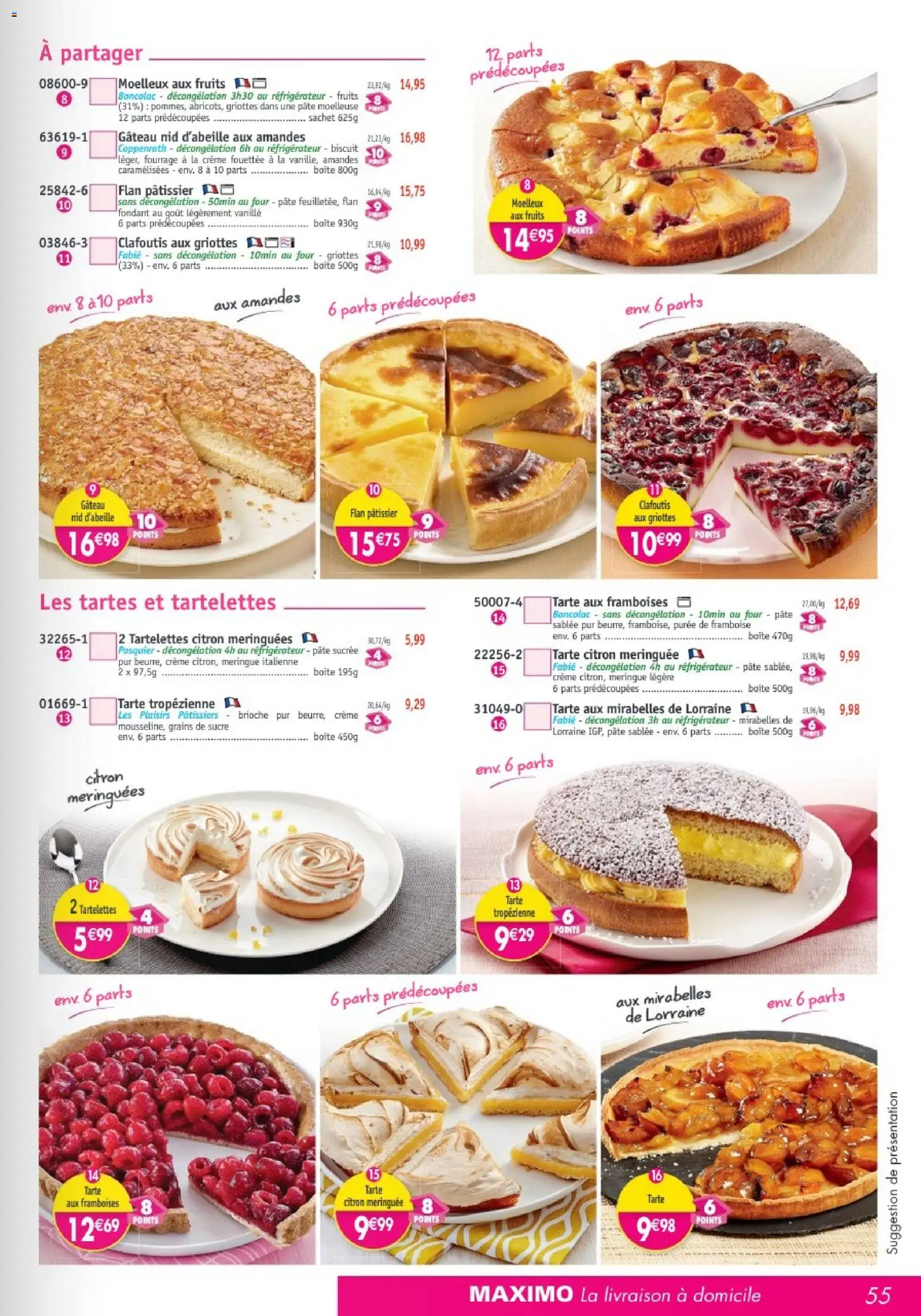 {H1} | Page: 55 | Produits: Citron, Framboise, Réfrigérateur, Four