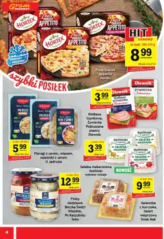 Gram Market Gazetka od 16.07.2025 | Strona: 4 | Produkty: Galaretka, Szynka, Pizza, Naleśniki