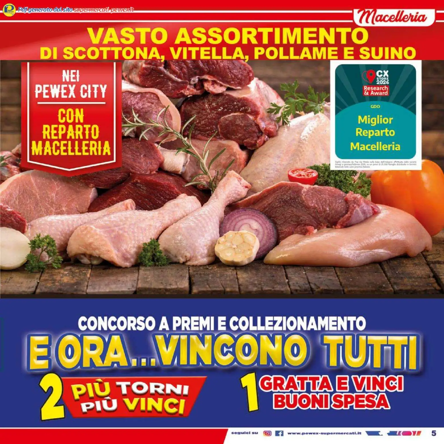 Volantino Pewex del 17.04.2026 | Pagina: 5 | Prodotti: Suino