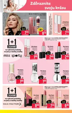 Teta drogerie leták platný od 27.10.2025 | Strana: 2 | Produkty: Korektor, Rúž na pery, Lesk na pery, Lak na nechty