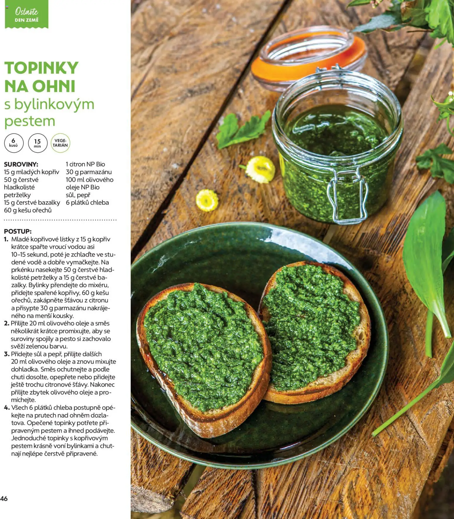 Albert magazín od 01.04.2026 | Strana: 46 | Produkty: Kešu, Oleje, Chleba, Pesto