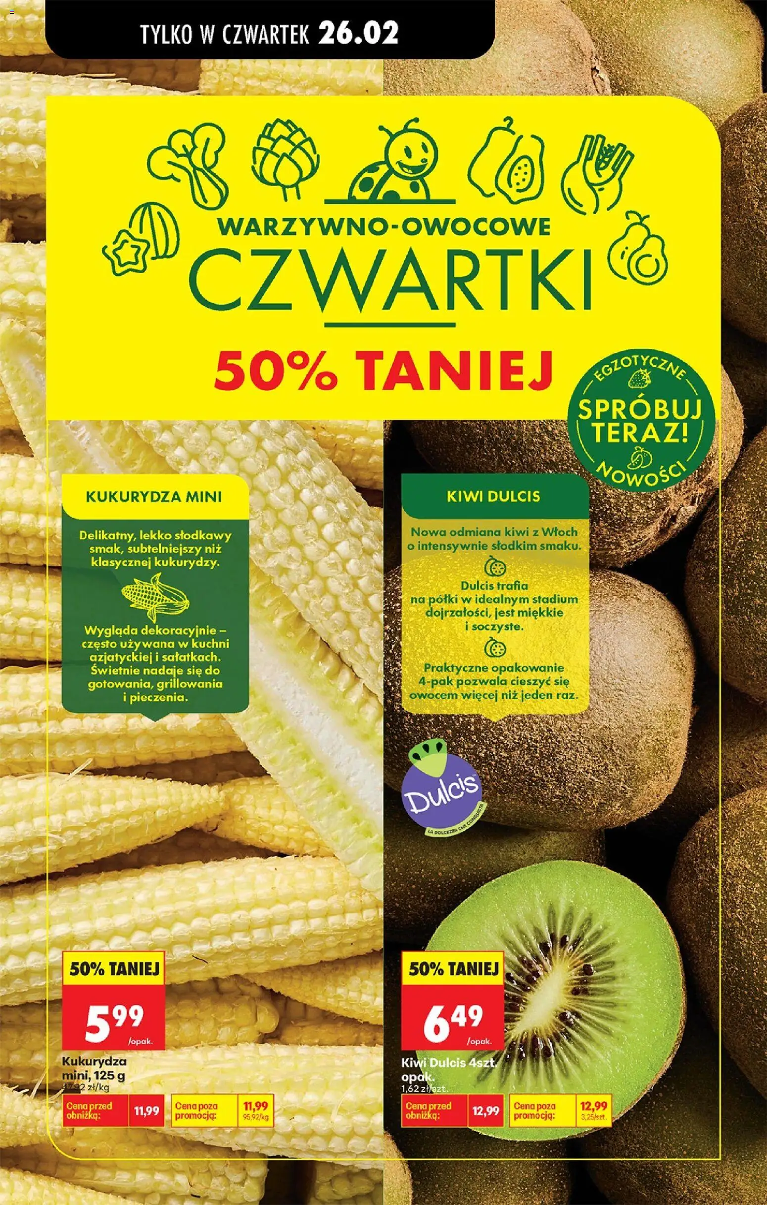Biedronka Polsko leták - Codziennie niskie ceny od 26.02.2026 | Strana: 27 | Produkty: Kiwi