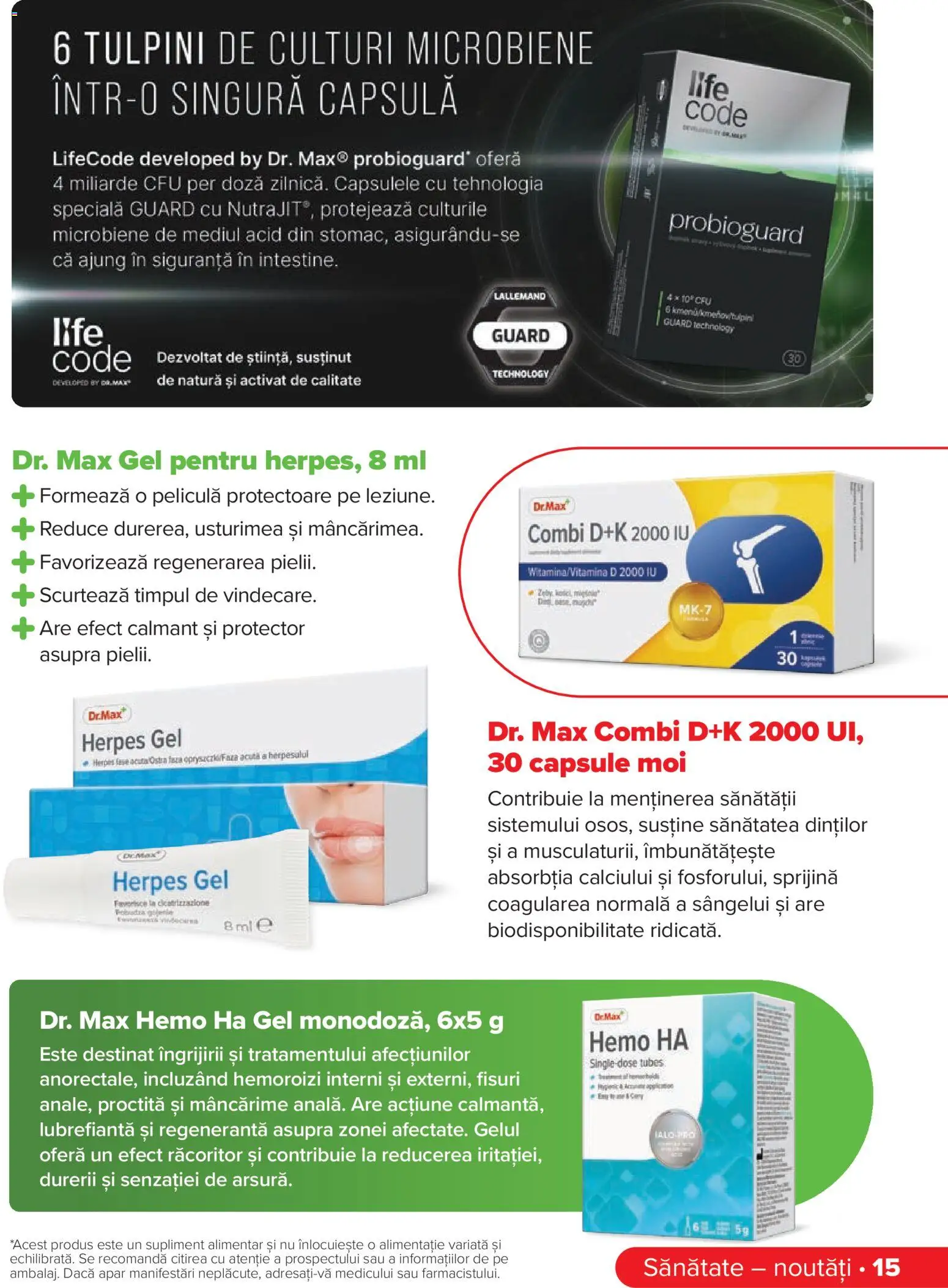 Noul catalog Dr.Max – valabil de la 01.03.2026 | Pagină: 15