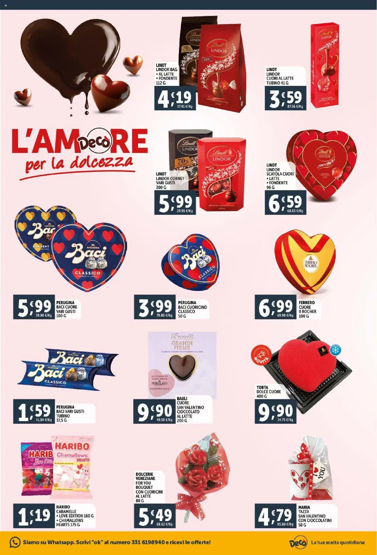 Volantino Decò del 11.02.2026 | Pagina: 11 | Prodotti: Caramelle, Latte, Cioccolatini, Scatola