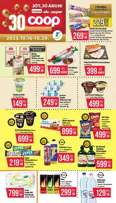 COOP Akciós újság - amely érvényes a következő dátumtól: 16.10.2025