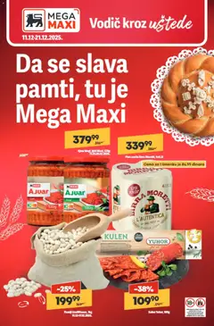 Mega Maxi katalog - pregled Mega Maxi kataloga - važi od 11.12.2025