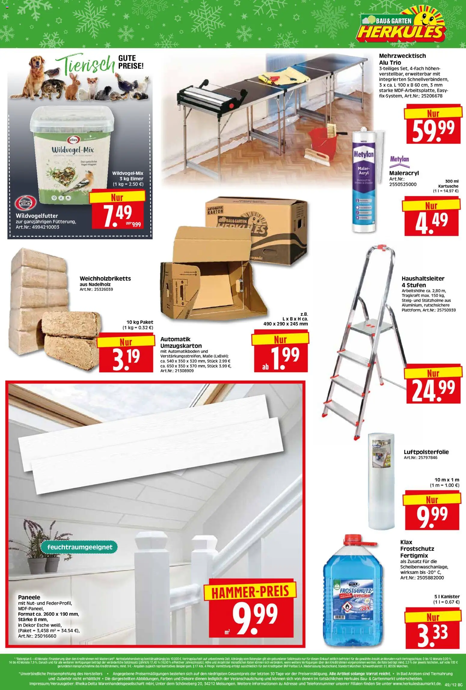 HERKULES Bau & Garten – gültig ab 01.12.2025 | Seite: 12 | Produkte: Bad